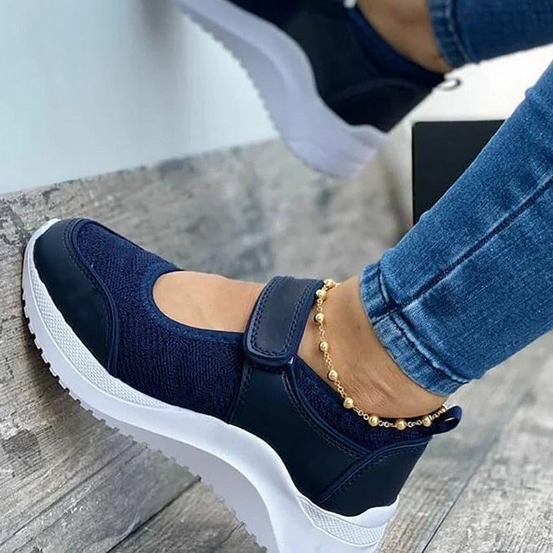 OtteliensSneakers – Women's Sneakers with Orthopaedic Sole-Blue-4.5-State of Style