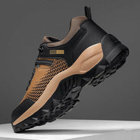 Outdoor Comfort Men's Walking Shoes with Wide Toe - Victor-Brown-5.5-State of Style