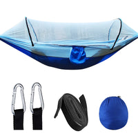 Outdoor Hammock with Mosquito Net - SkyNest-Blue-State of Style