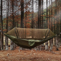 Outdoor Hammock with Mosquito Net - SkyNest-Olive Green-State of Style
