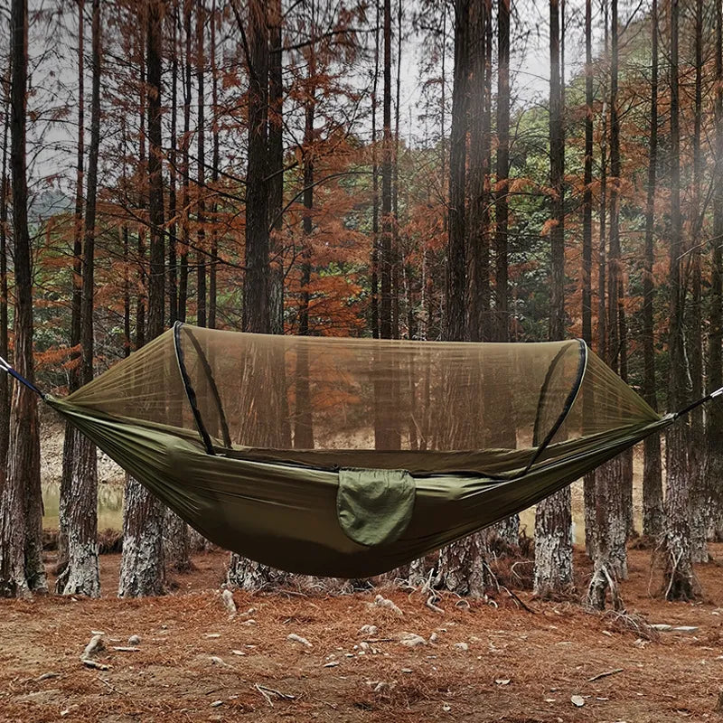 Outdoor Hangmat met Klamboe - SkyNest-Army Green-State of Style