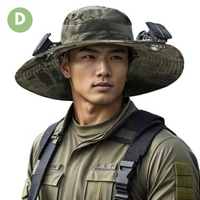 Outdoor Sun Hat with Built-in Fan – Sunbreeze-D-State of Style