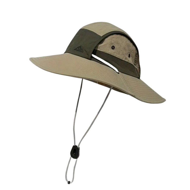 Outdoor Sun Hat with UV Protection – Solterra-Khaki-State of Style