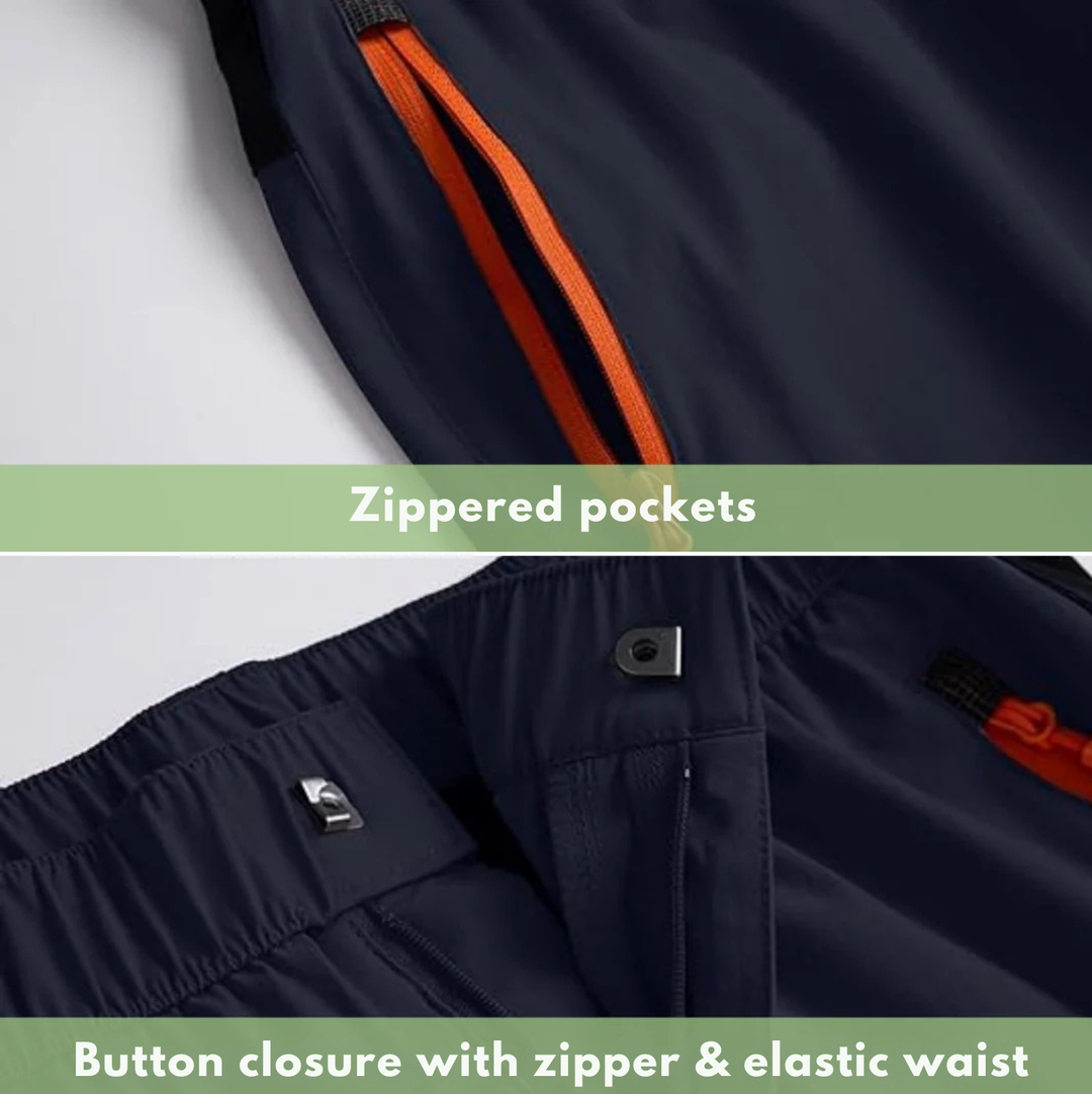 Outdoor Walking Trousers - TrekPro-Dark Green-S-State of Style