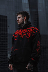 Oversized Heavy Hoodie with Print – Damon-S-State of Style