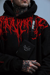 Oversized Heavy Hoodie with Print – Damon-S-State of Style