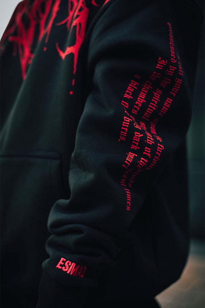 Oversized Heavy Hoodie with Print – Damon-S-State of Style