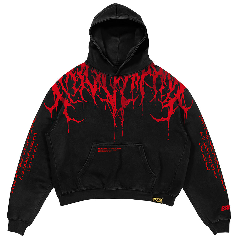 Oversized Heavy Hoodie with Print – Damon-S-State of Style
