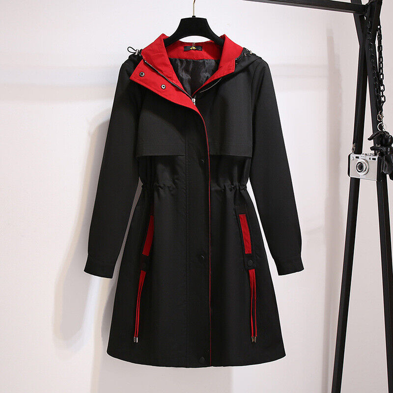 Oversized Hooded Windbreaker | Lightweight & Waterproof-BLACK-2XL-State of Style