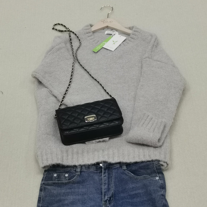Oversized Knitted Jumper - AutumnComfort-S-State of Style