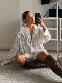 Oversized Shirt for Women | Trendy, Comfortable & Versatile-White-S-State of Style