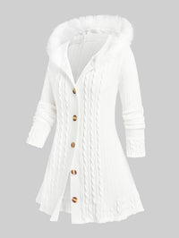 Oversized “Snow Winter Wonderland” Hoodie-White-XXL-State of Style