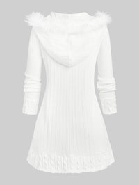 Oversized “Snow Winter Wonderland” Hoodie-White-XXL-State of Style