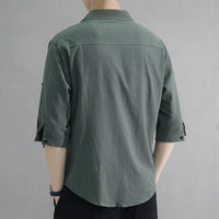 Oversized Trendy Collar Shirt for Men – Spring/Summer-White-XXL-State of Style