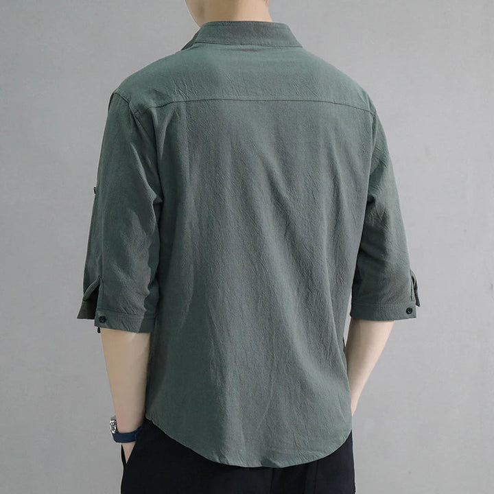 Oversized Trendy Collar Shirt for Men – Spring/Summer-White-XXL-State of Style