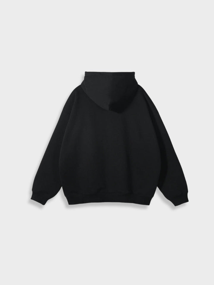 Oversized Vest with Zip - Ava-Black-S-State of Style