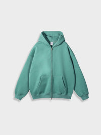 Oversized Vest with Zip - Ava-Green-S-State of Style