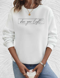 Oversized Women's Sweater with Round Neck - Luna-S-Wit-State of Style