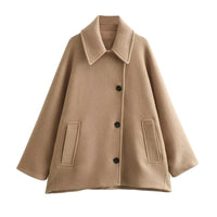 Oversized Women’s Winter Coat - Mila-Beige-XS-State of Style