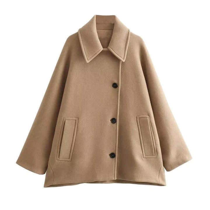 Oversized Women’s Winter Coat - Mila-Beige-XS-State of Style