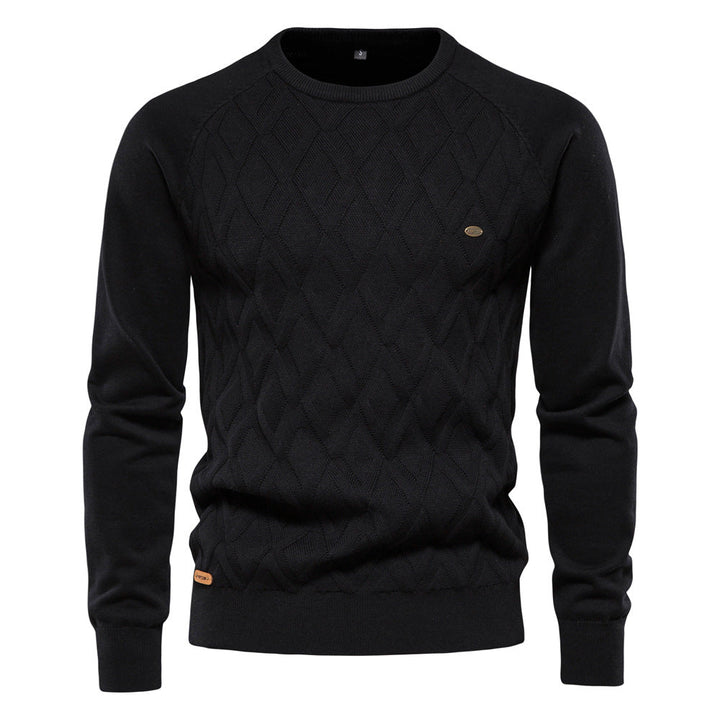 Oxford Men's Sweater - Sterling-Black-S-State of Style