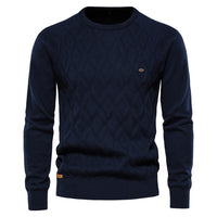 Oxford Men's Sweater - Sterling-Blue-S-State of Style