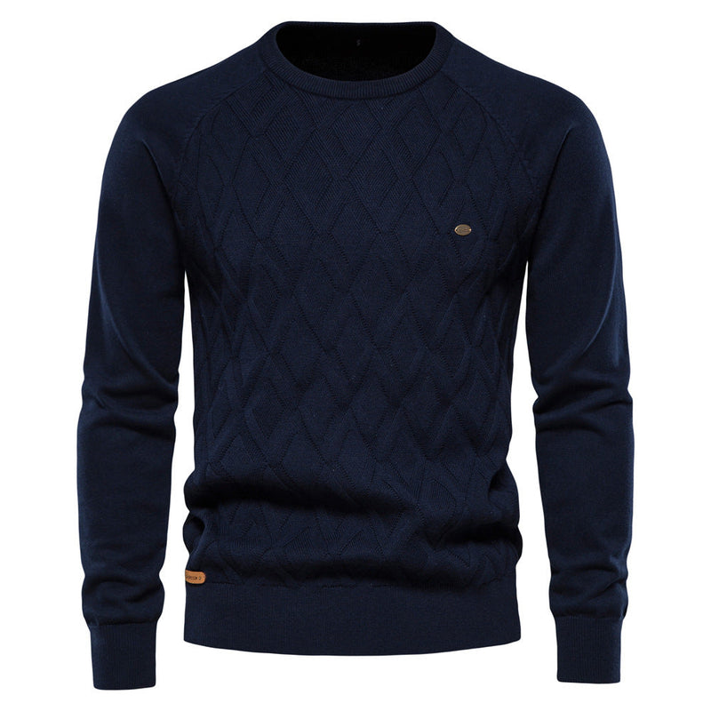 Oxford Men's Sweater - Sterling-Blue-S-State of Style