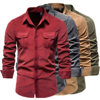 P. Legend Inspired Style | Casual Men's Shirt-Brown-S-State of Style
