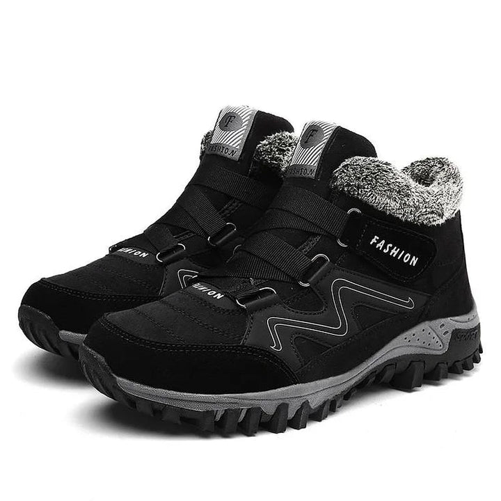 Padded Thermal Unisex Hiking Boots – AlpineWarm-Black-5-State of Style