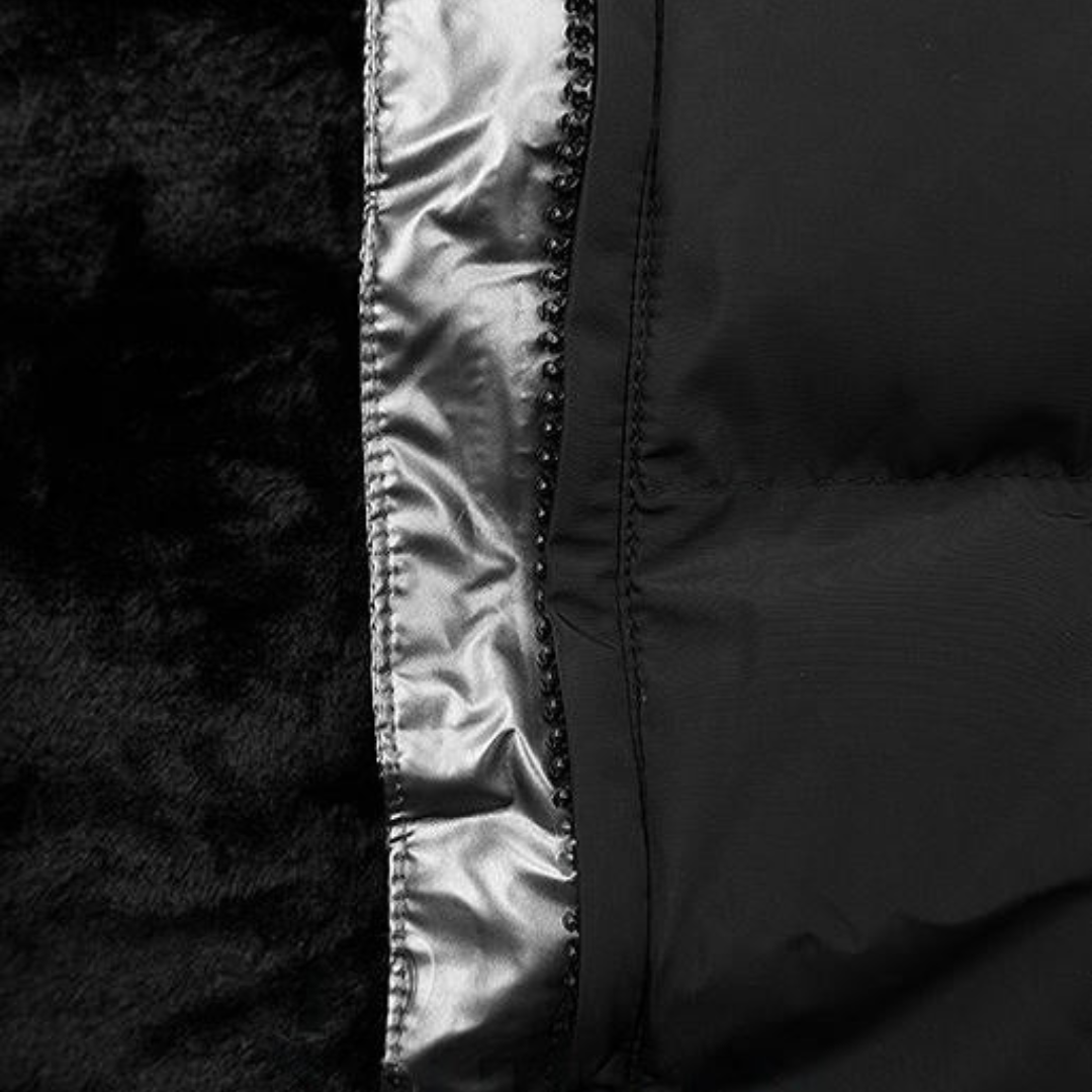 Padded Waterproof Ladies Winter Coat – Freja-Black-S-State of Style