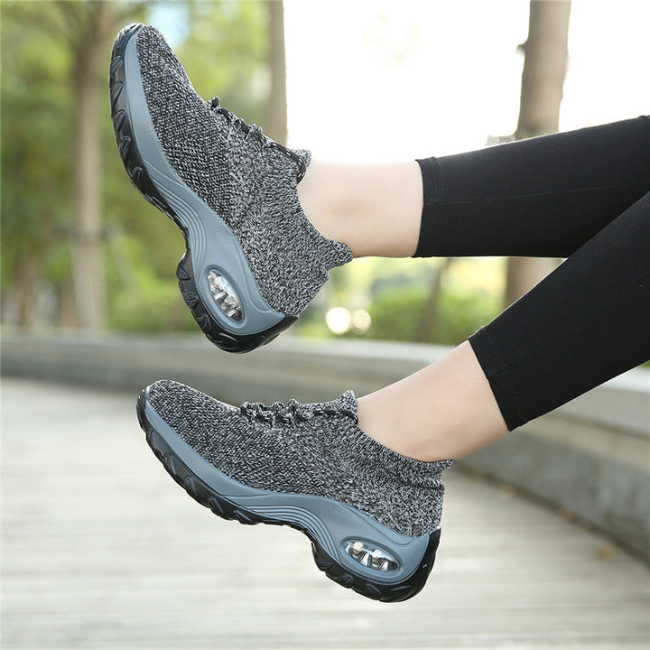 Pain-Relieving Ladies Sneakers - ComfortMax-Black-2.5-State of Style