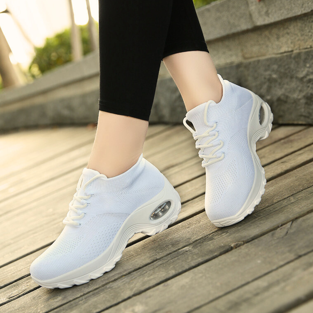 Pain-Relieving Ladies Sneakers - ComfortMax-Black-2.5-State of Style