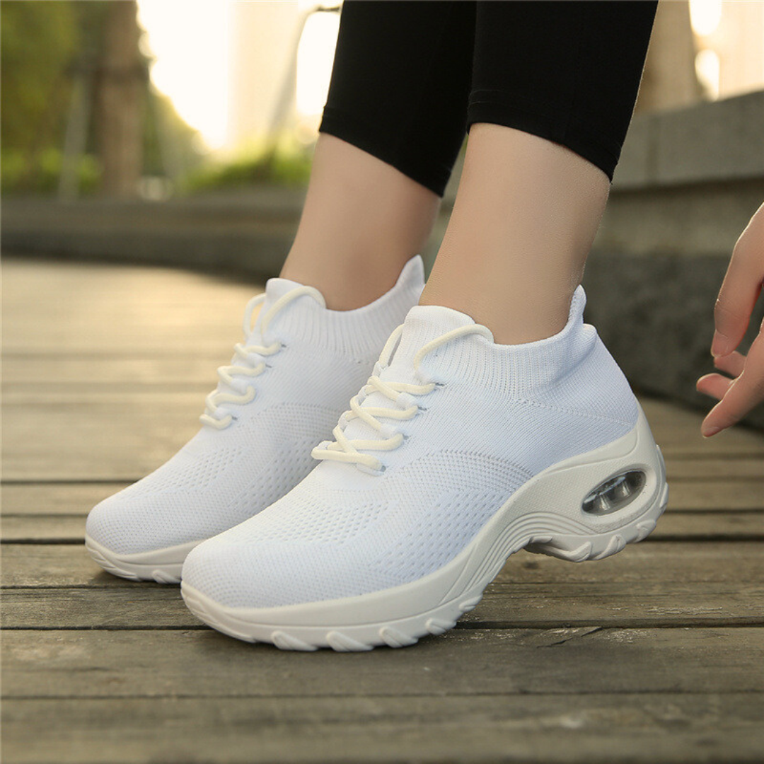 Pain-Relieving Ladies Sneakers - ComfortMax-Black-2.5-State of Style