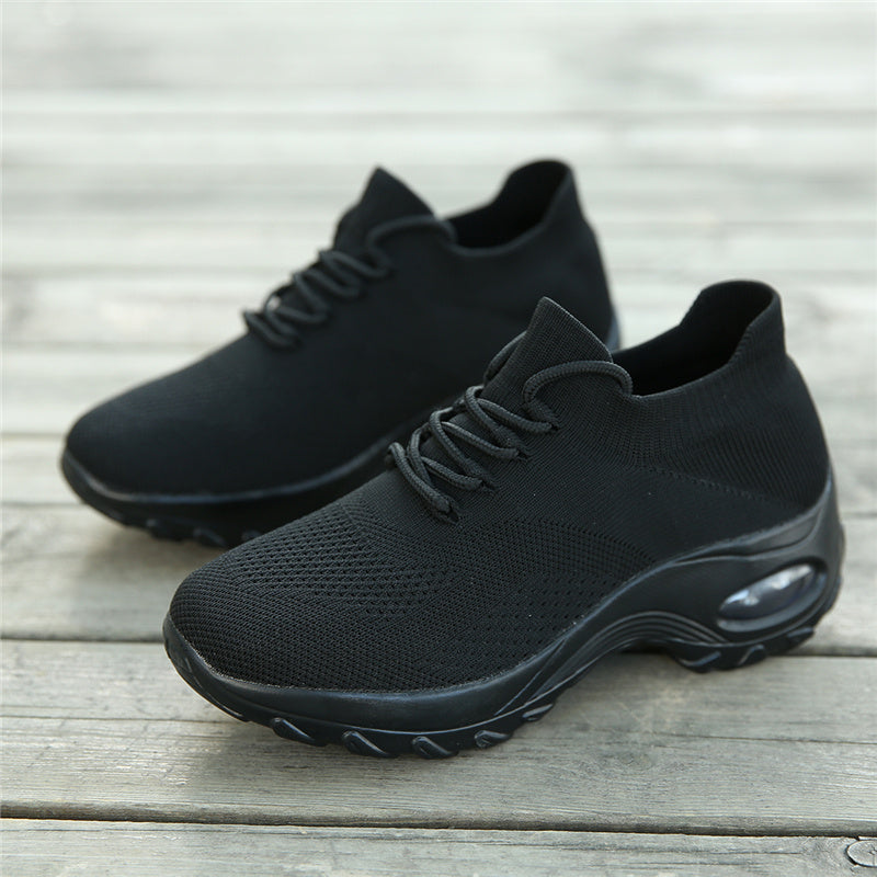 Pain-Relieving Ladies Sneakers - ComfortMax-Black-2.5-State of Style