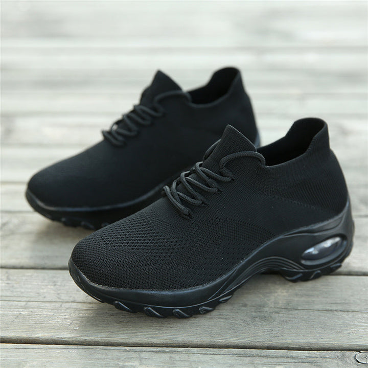 Pain-Relieving Ladies Sneakers - ComfortMax-Black-2.5-State of Style