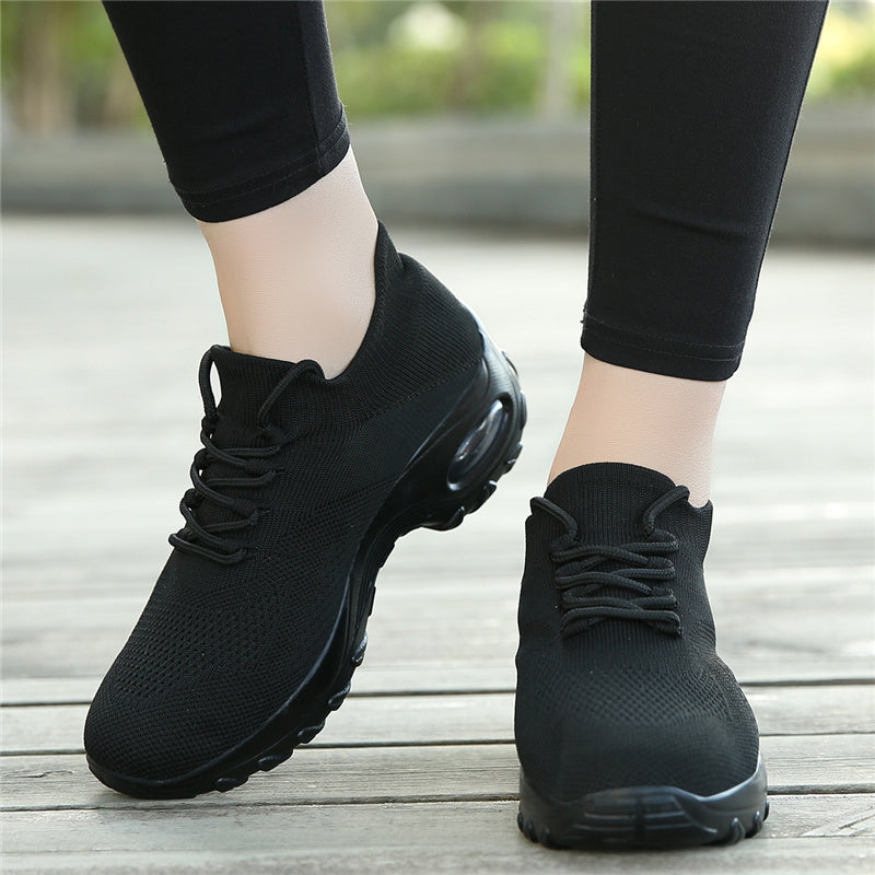 Pain-Relieving Ladies Sneakers - ComfortMax-Black-2.5-State of Style