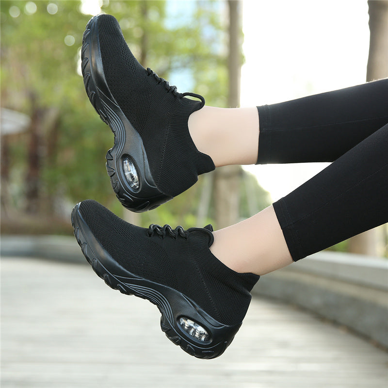 Pain-Relieving Ladies Sneakers - ComfortMax-Black-2.5-State of Style