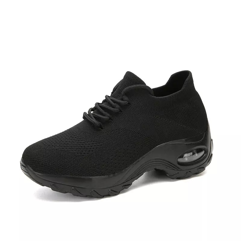 Pain-Relieving Ladies Sneakers - ComfortMax-Black-2.5-State of Style