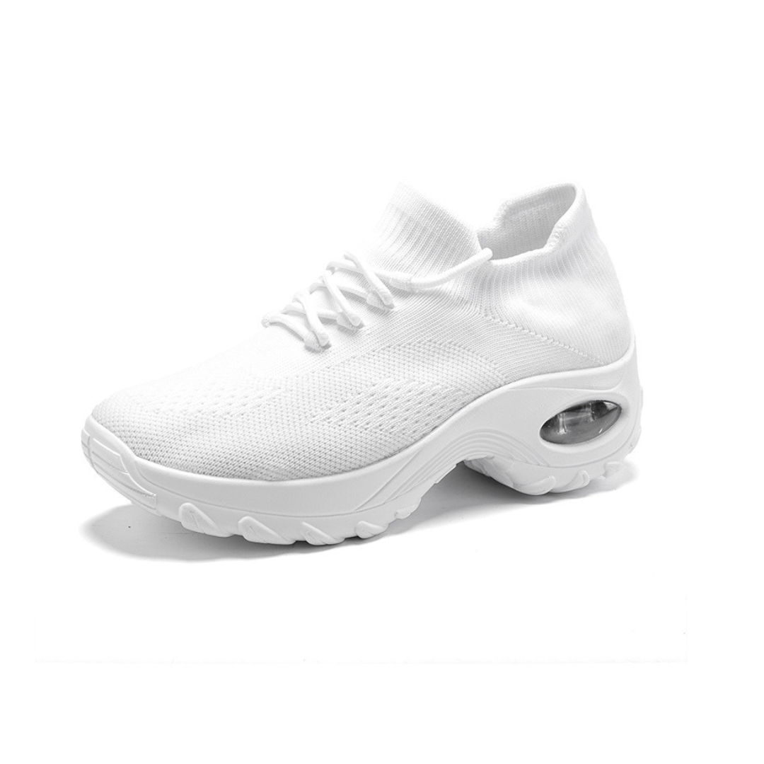 Pain-Relieving Ladies Sneakers - ComfortMax-White-3.0-State of Style