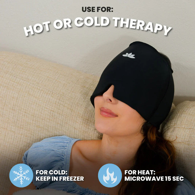 Pain Relieving Migraine Mask - MigraCalm™-Black (almost sold out)-State of Style