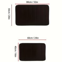 Pamper Your Feet with the Luxe Anti-Slip Bath Mat - Livia-40cm x 60cm-Black-State of Style