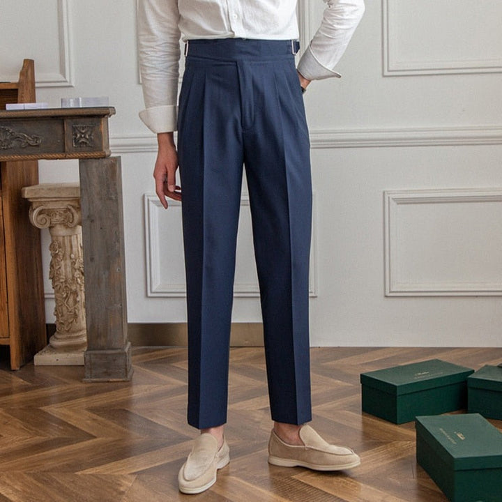 Men's Gurkha Trousers with High Waist – Isauro