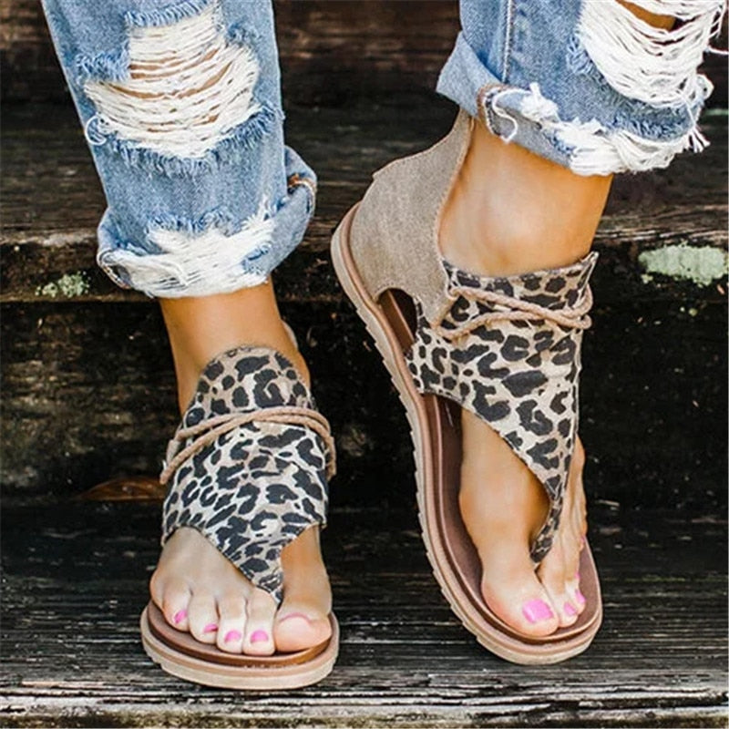Panther Sandals – Stylish & Supportive Women's Summer Footwear-Leopard-6.0-State of Style