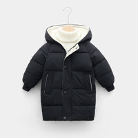 ParkasJacket – Women's Winter Jacket with Faux Fur Hood-Black-100-State of Style