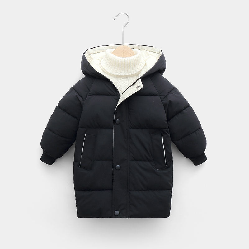 ParkasJacket – Women's Winter Jacket with Faux Fur Hood-Black-100-State of Style