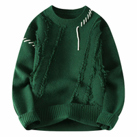 Patchwork Men's Sweater - Jasper-Green-XS-State of Style
