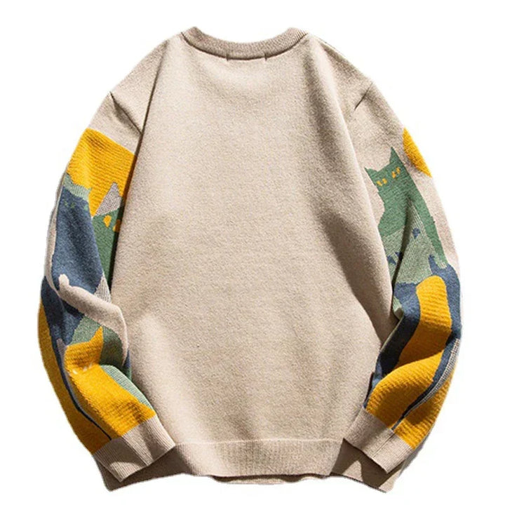 Patterned sweater for a Cozy and Stylish Look - Amara-Black-XS-State of Style