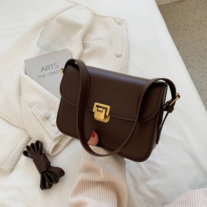 Paulina Traditional Bag – Chic & Versatile Crossbody Messenger Bag-Coffee-State of Style