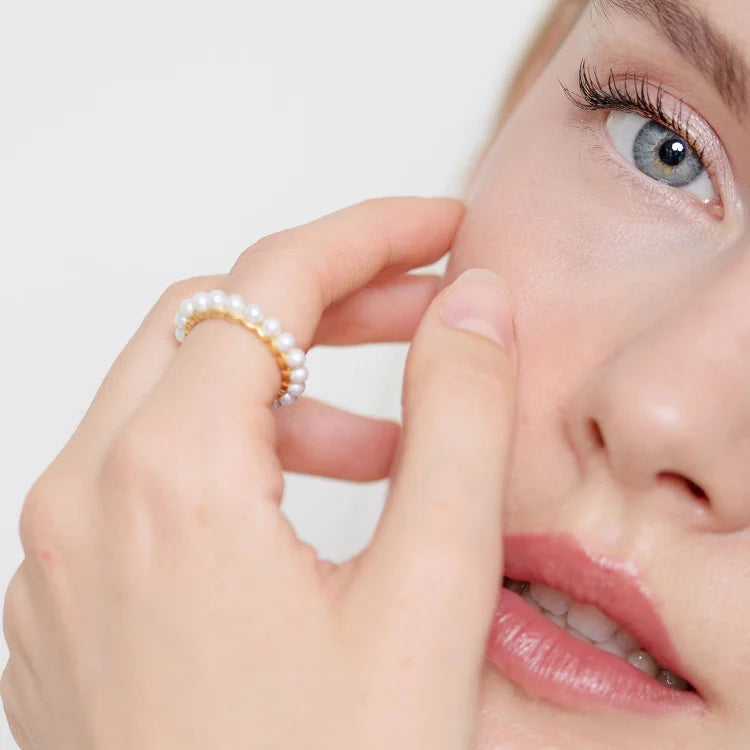 Pearl Ring of Refinement - Amaris-Gold-5-State of Style