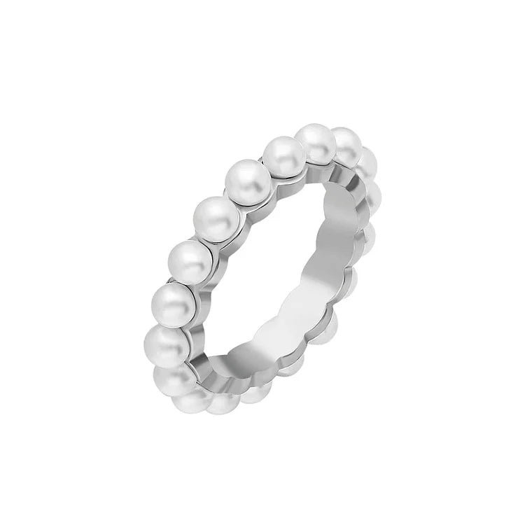 Pearl Ring of Refinement - Amaris-Silver-5-State of Style